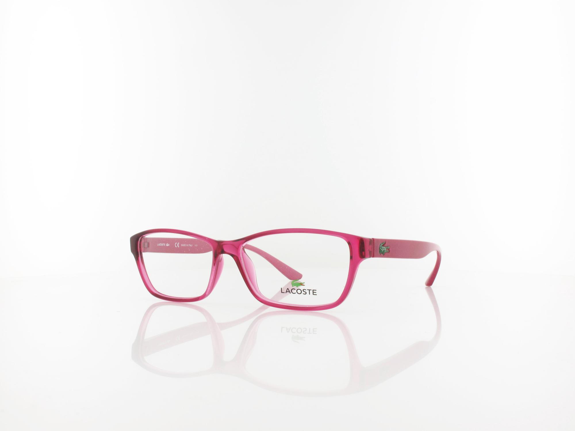 Lacoste L3803B 525 51 fuchsia glitter
