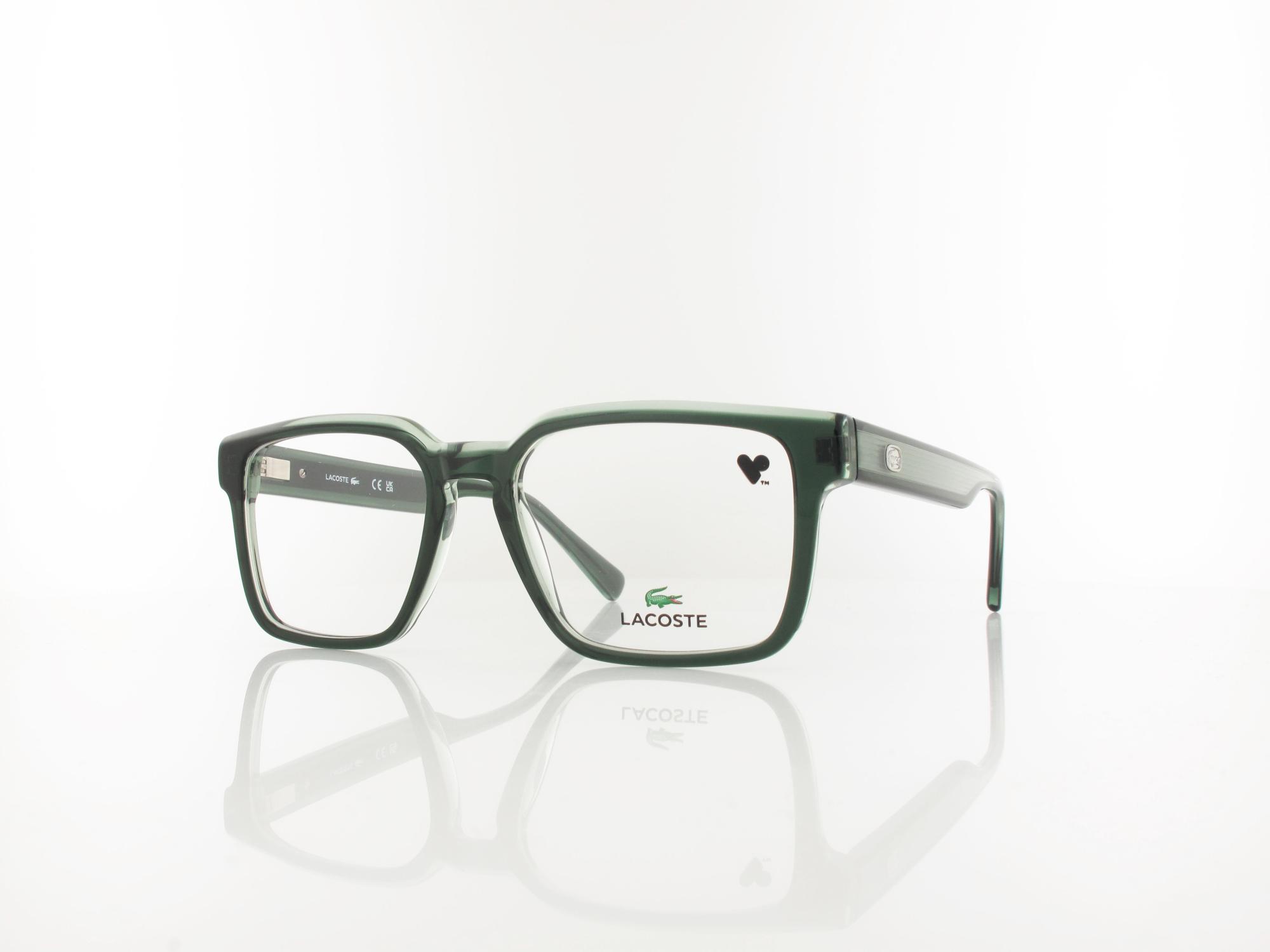 Lacoste L4003 318 54 transparent dark green