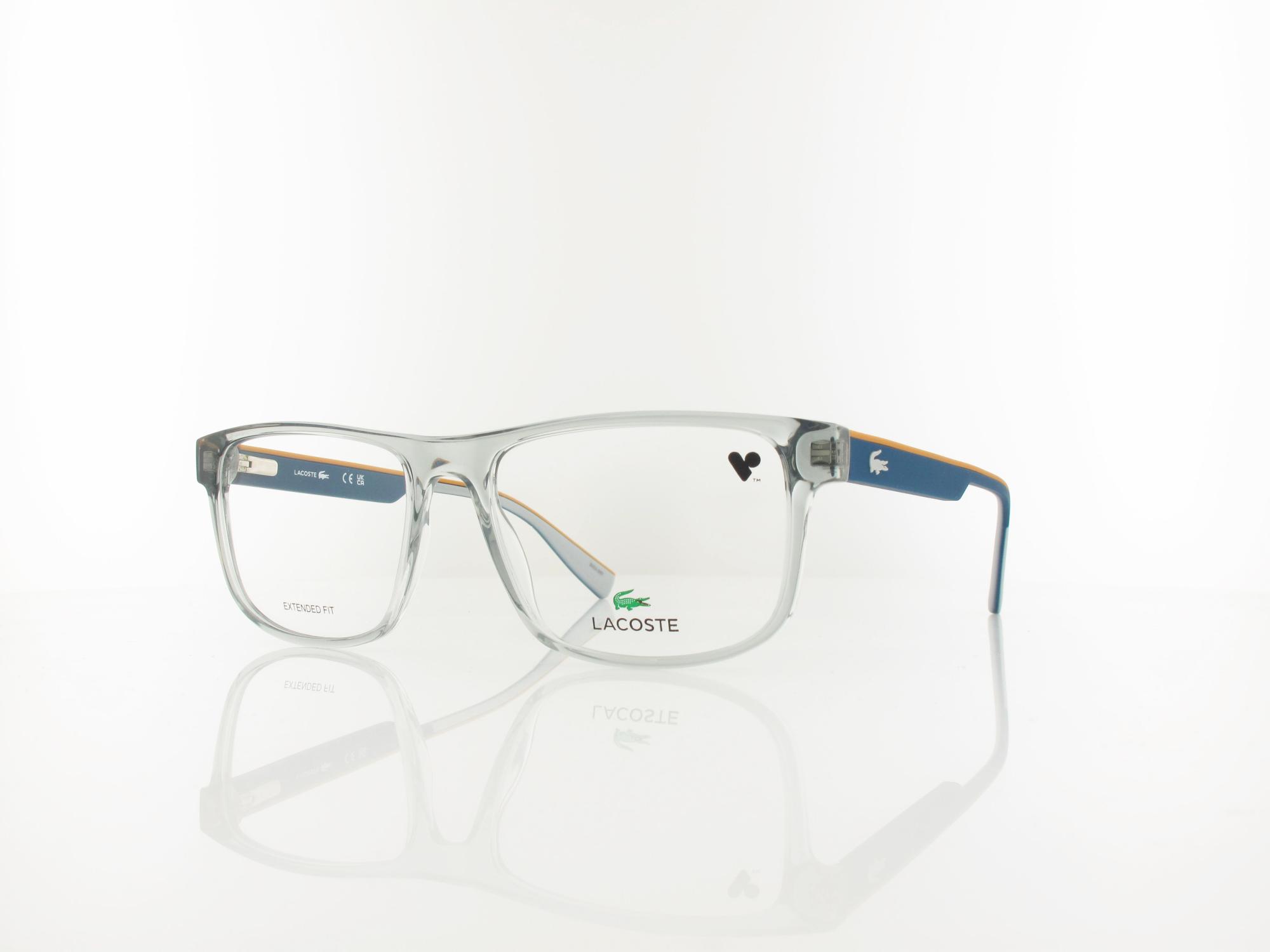 Lacoste L4011 035 56 transparent light grey
