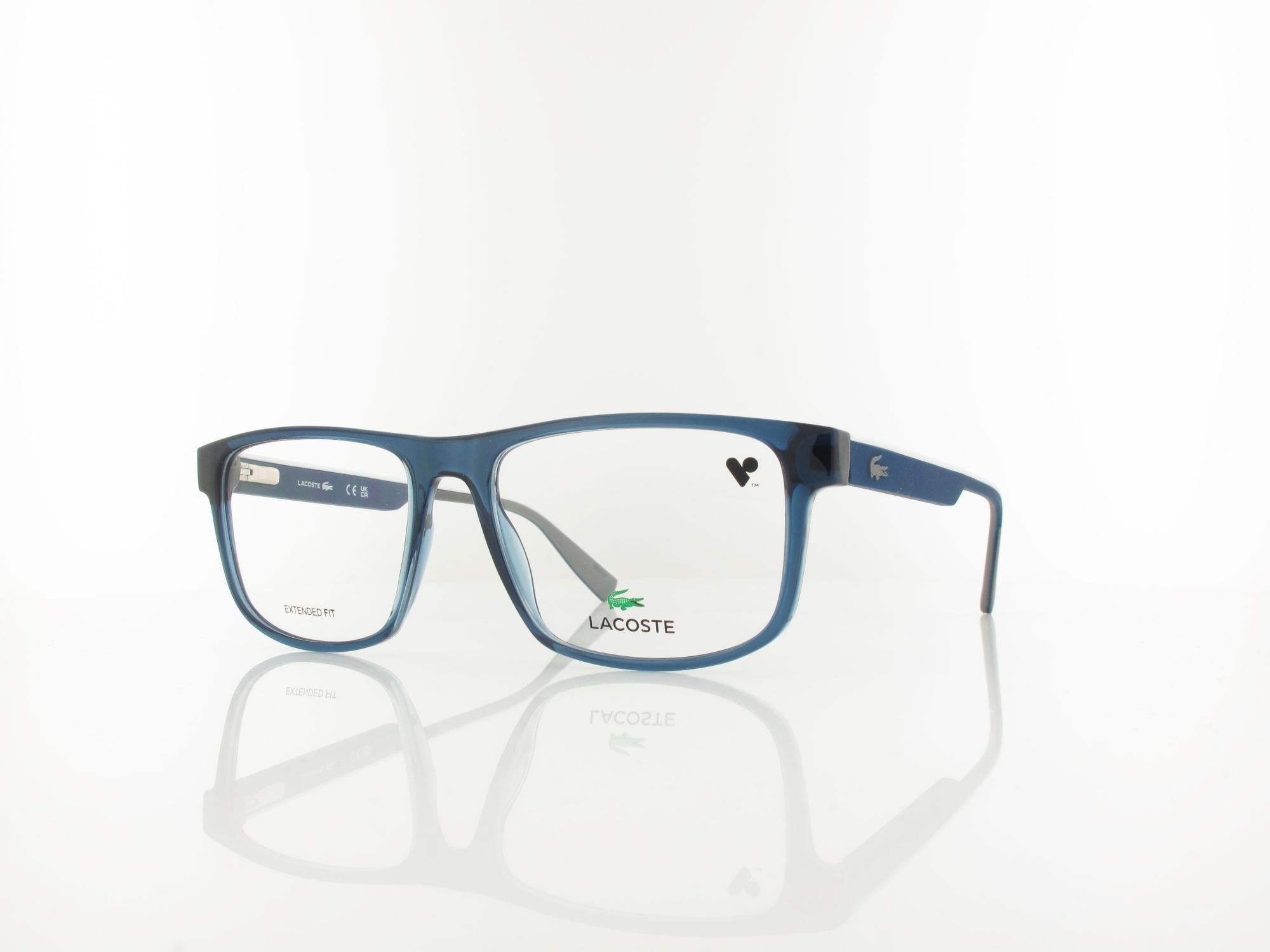 Lacoste L4011 410 56 transparent blue