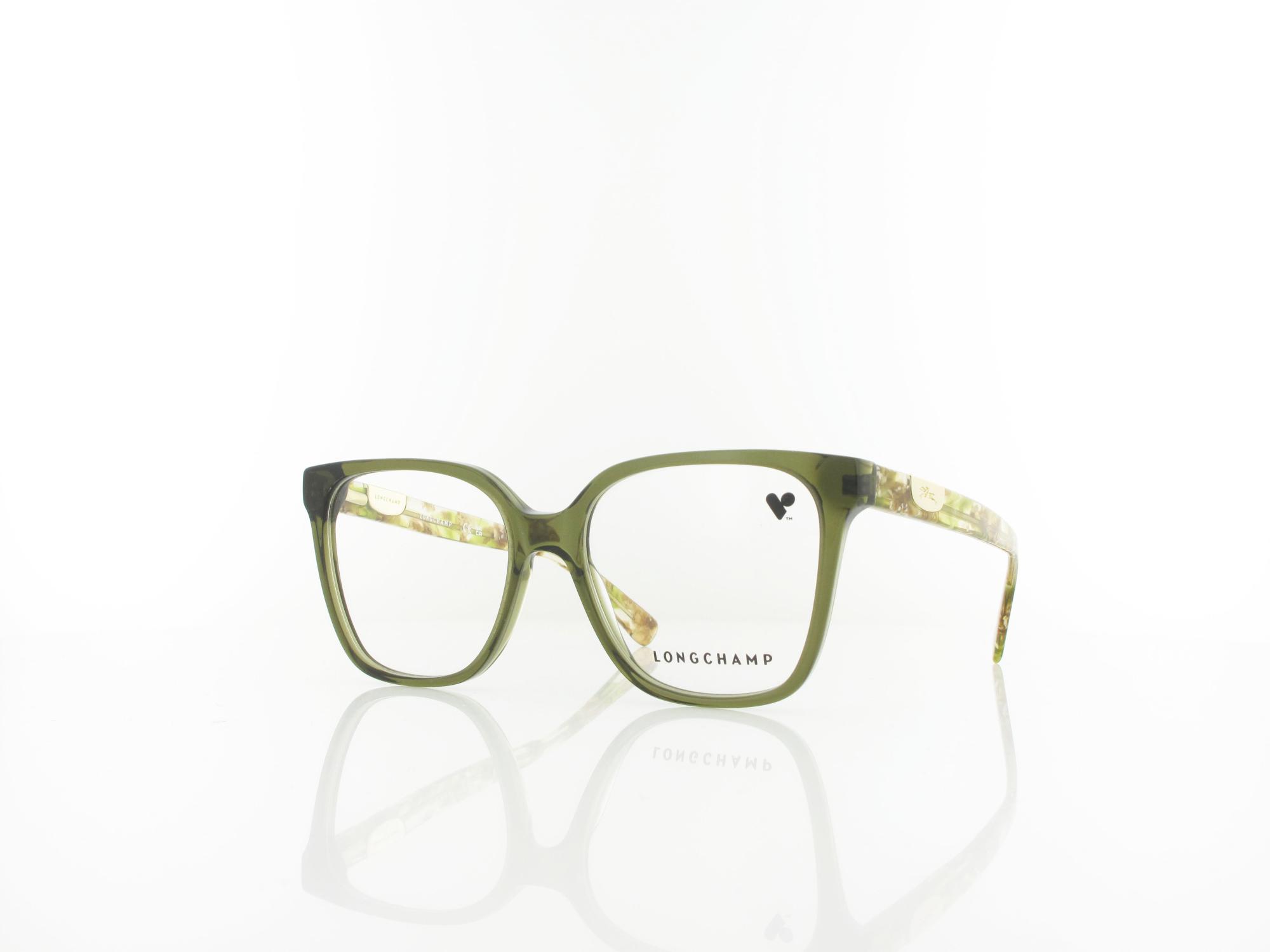 Longchamp LO2765 319 52 transparent khaki