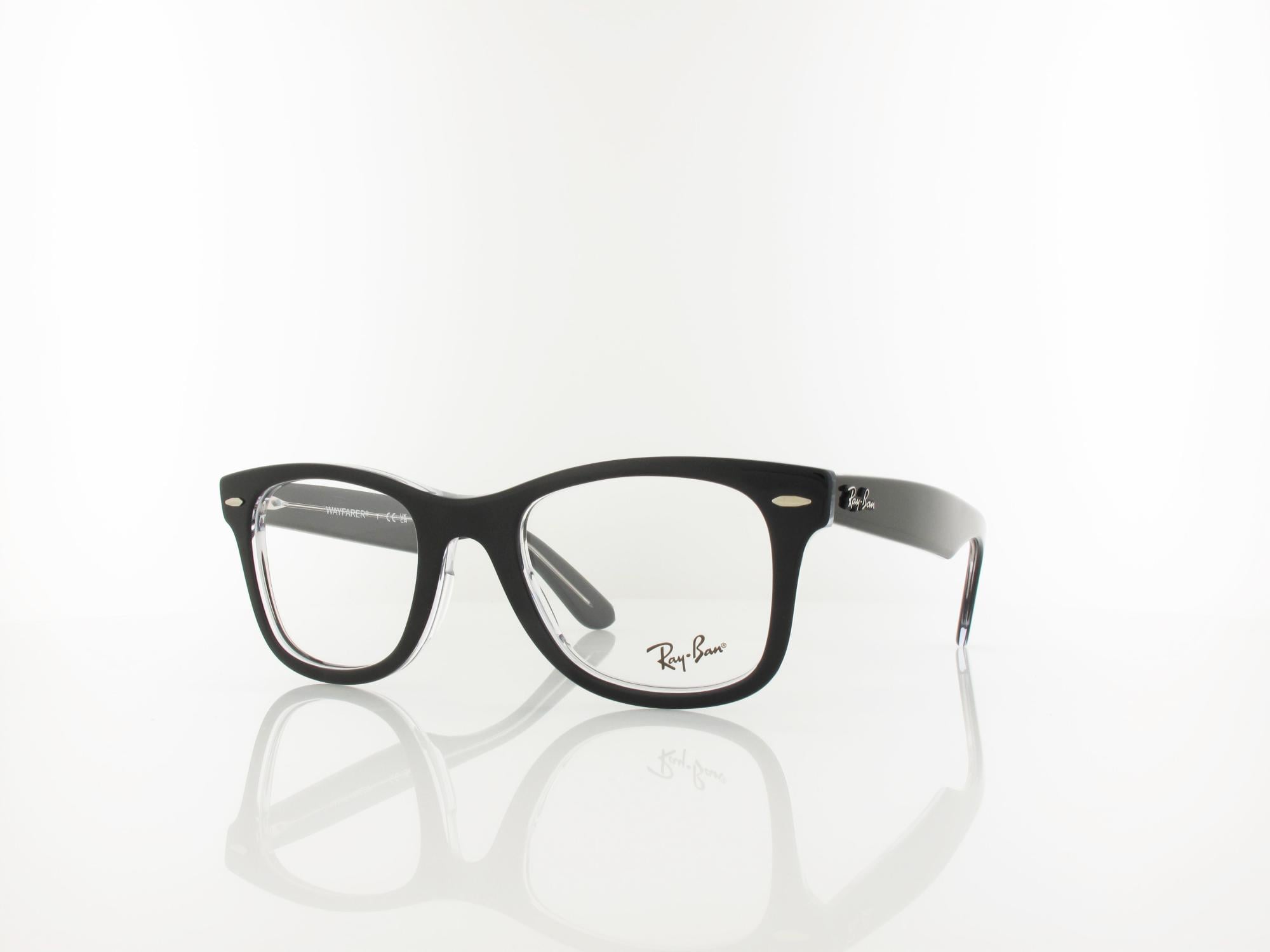 Ray Ban WAYFARER EASE RX4340V 2034 50 schwarz auf transparent