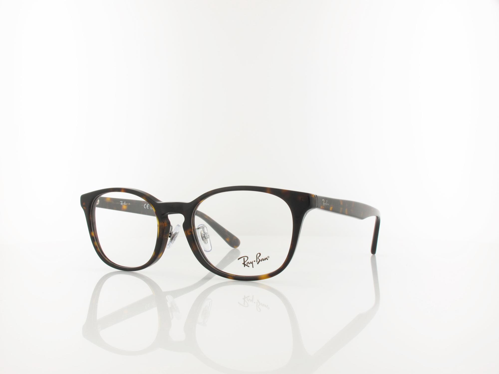 Ray - Ban Unisex Ray - Ban RX5386D 2012 Optische Fassungen Acetat Braun Transparent Rund Normal