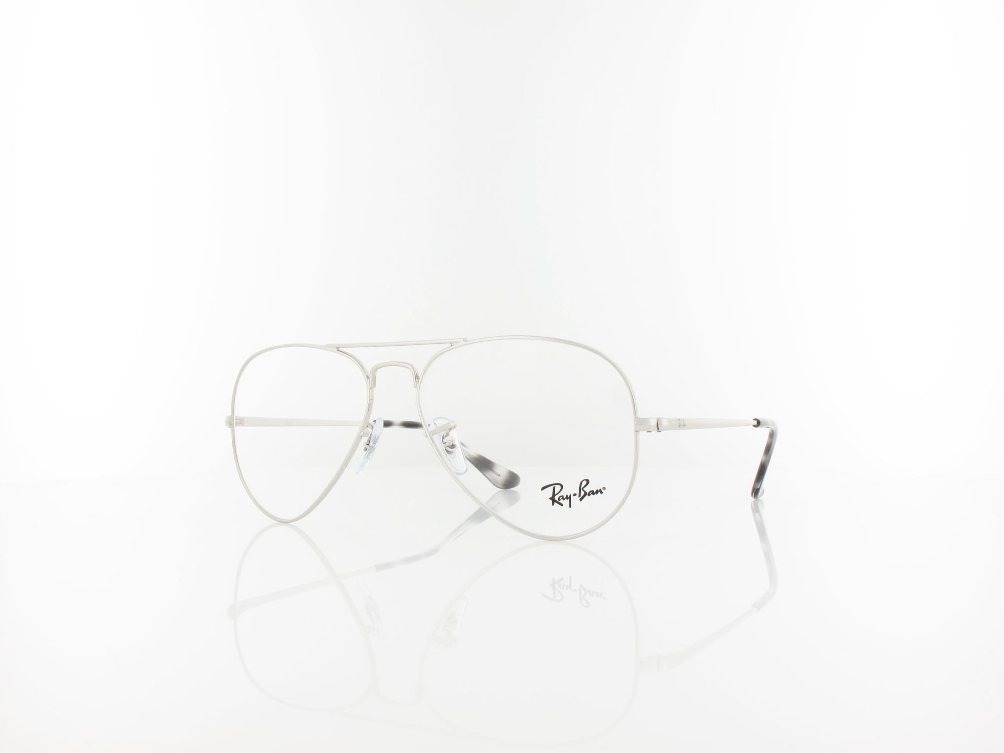 Ray Ban Aviator RX6489 2501 55 silver