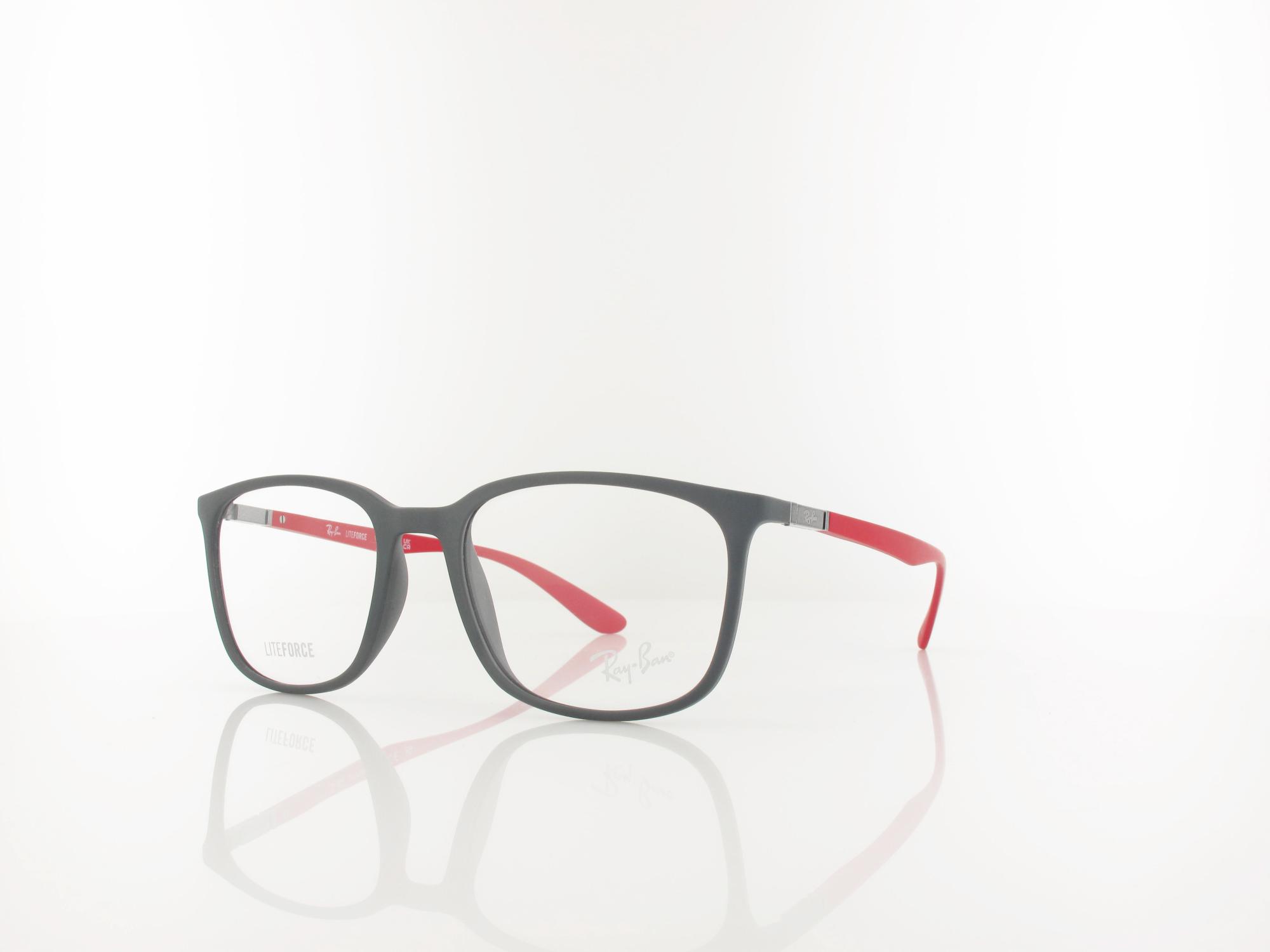 Ray - Ban Unisex Ray - Ban RX7199 5915 Optische Fassungen Spähen Grau Transparent Quadratisch Normal