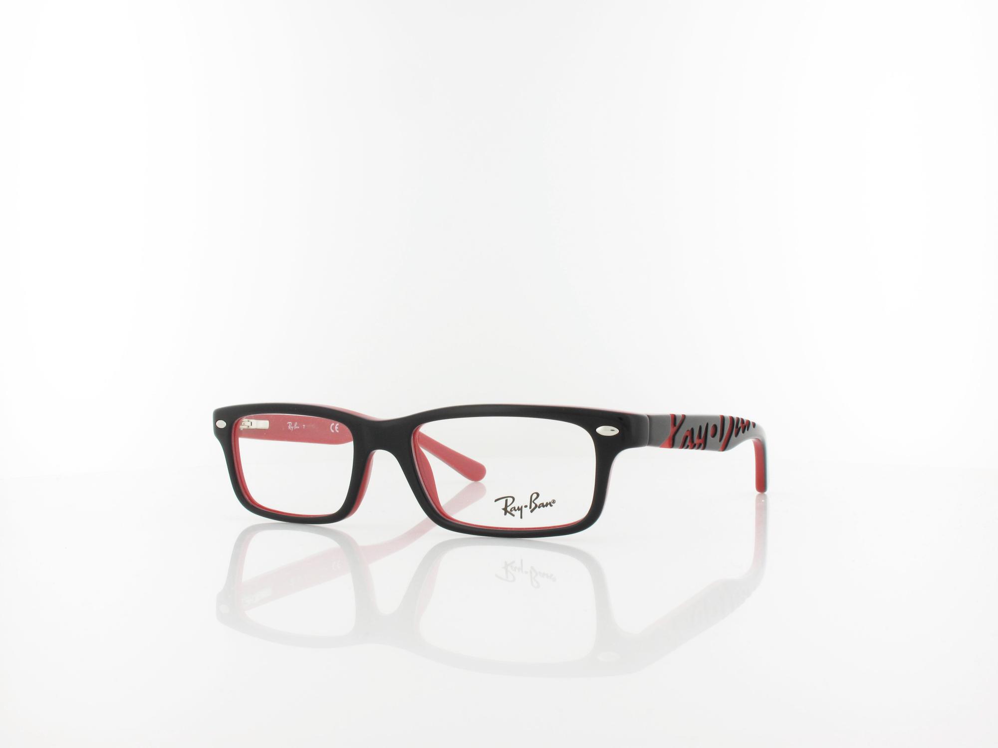 Ray Ban RY1535 3573 48 top black on red