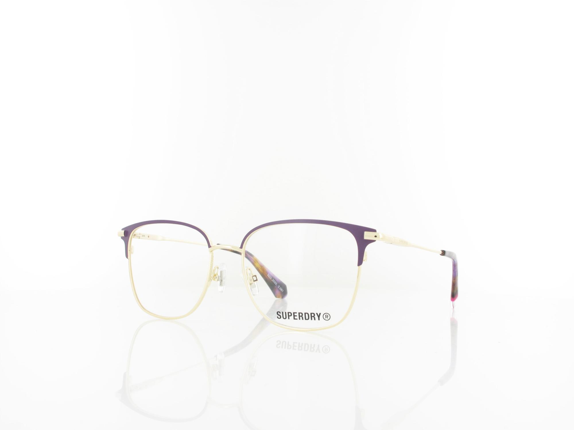 Superdry SDO-3060 061 51 aubergine matt und gold