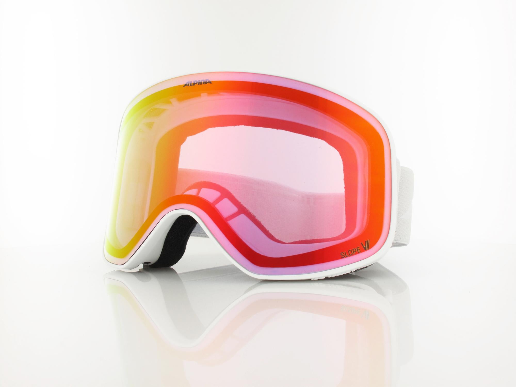 ALPINA SLOPE V A7327 211 white matt / V mirror red