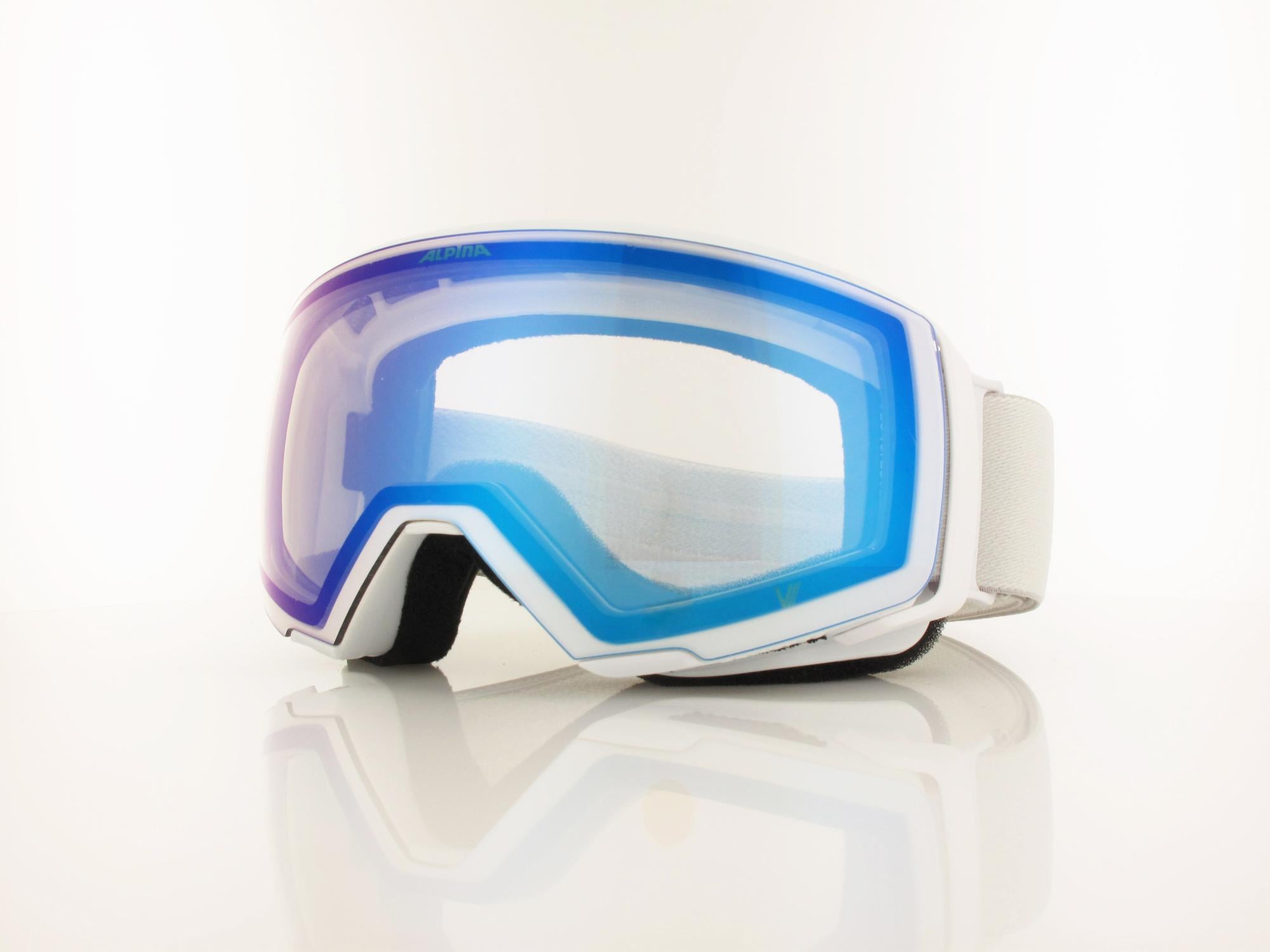 ALPINA GRANBY 2 S V A7338 211 white matt / V mirror blue
