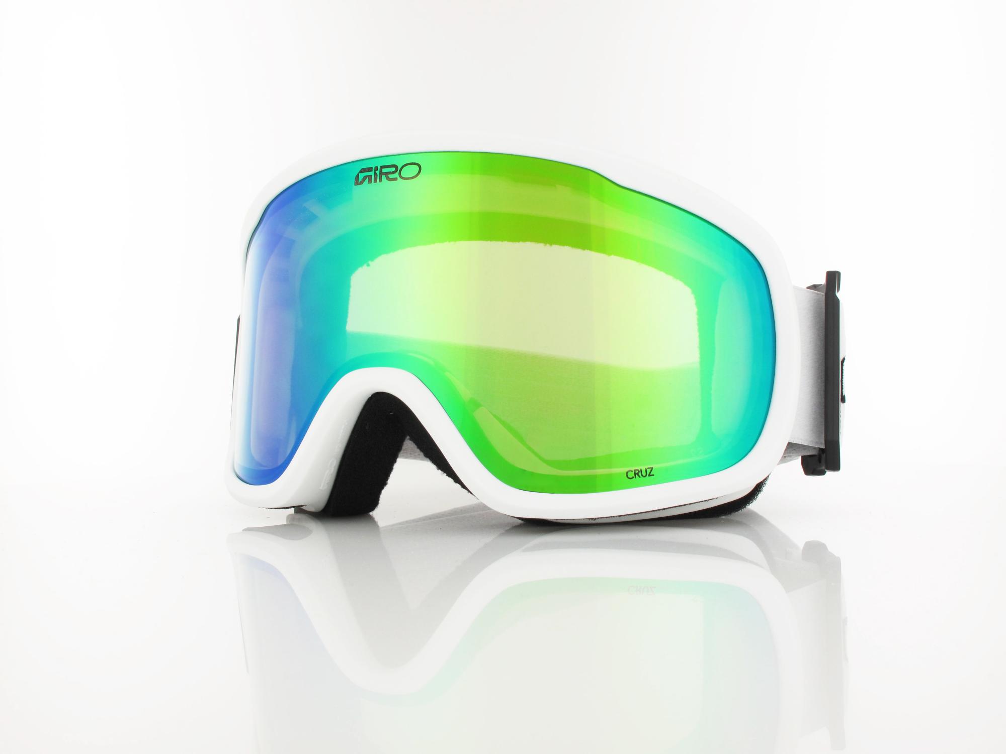 Giro Cruz 008 stacked white / loden green
