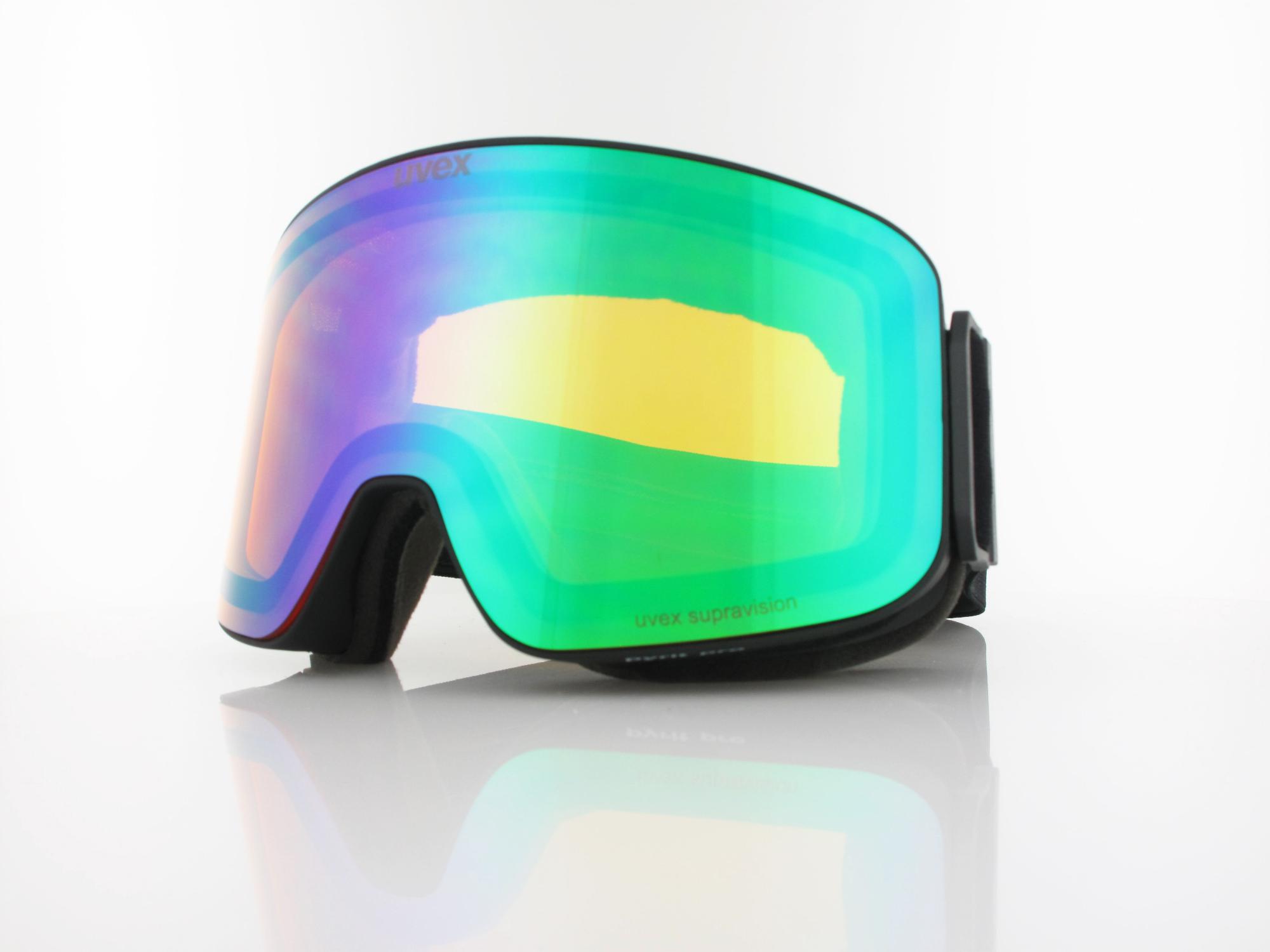 UVEX pyrit pro FM S550692 2230 black matt / DL MIRROR green - clear