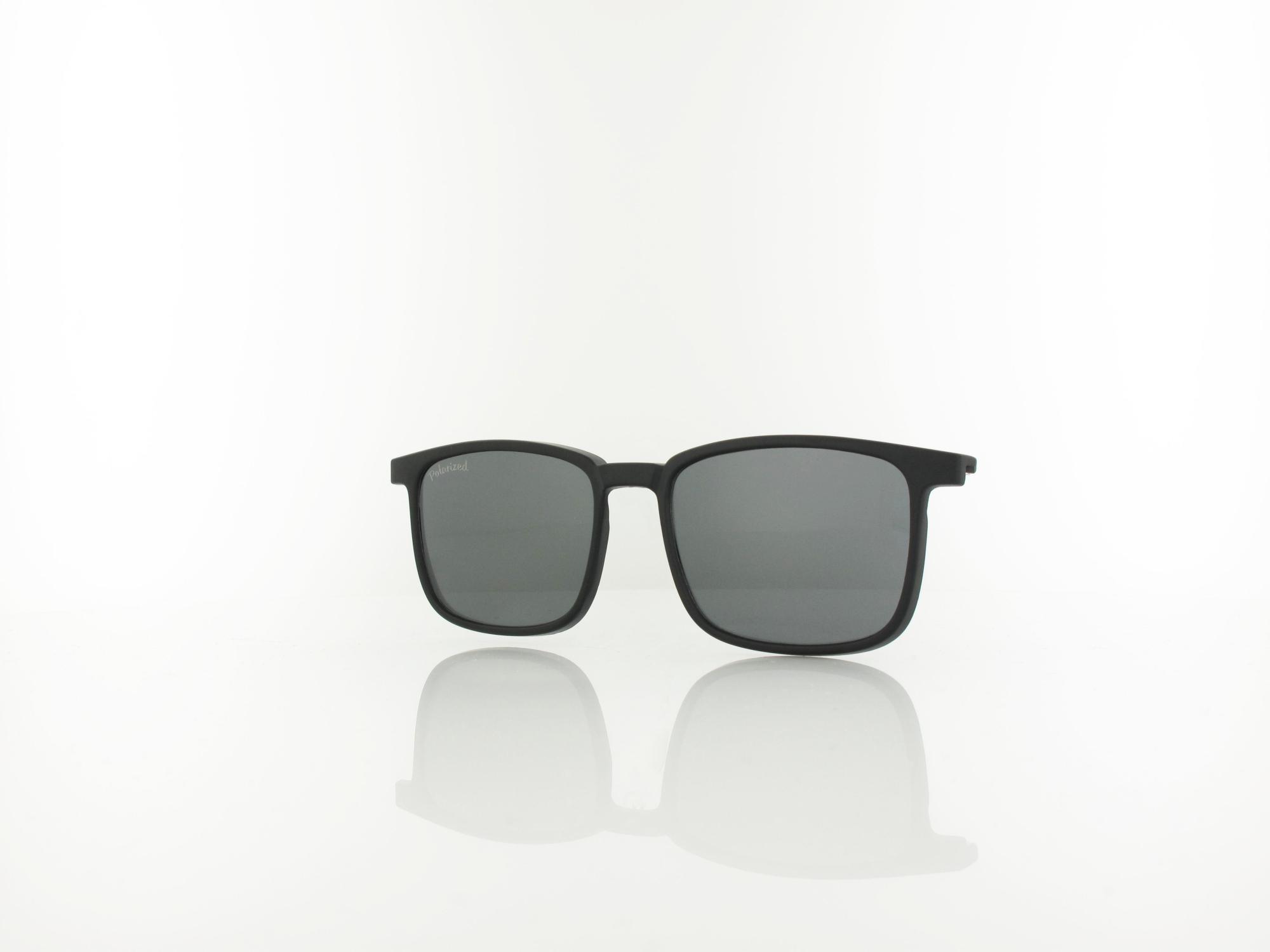 Brilando CLIP MC96-1 matt black / smoke polarized