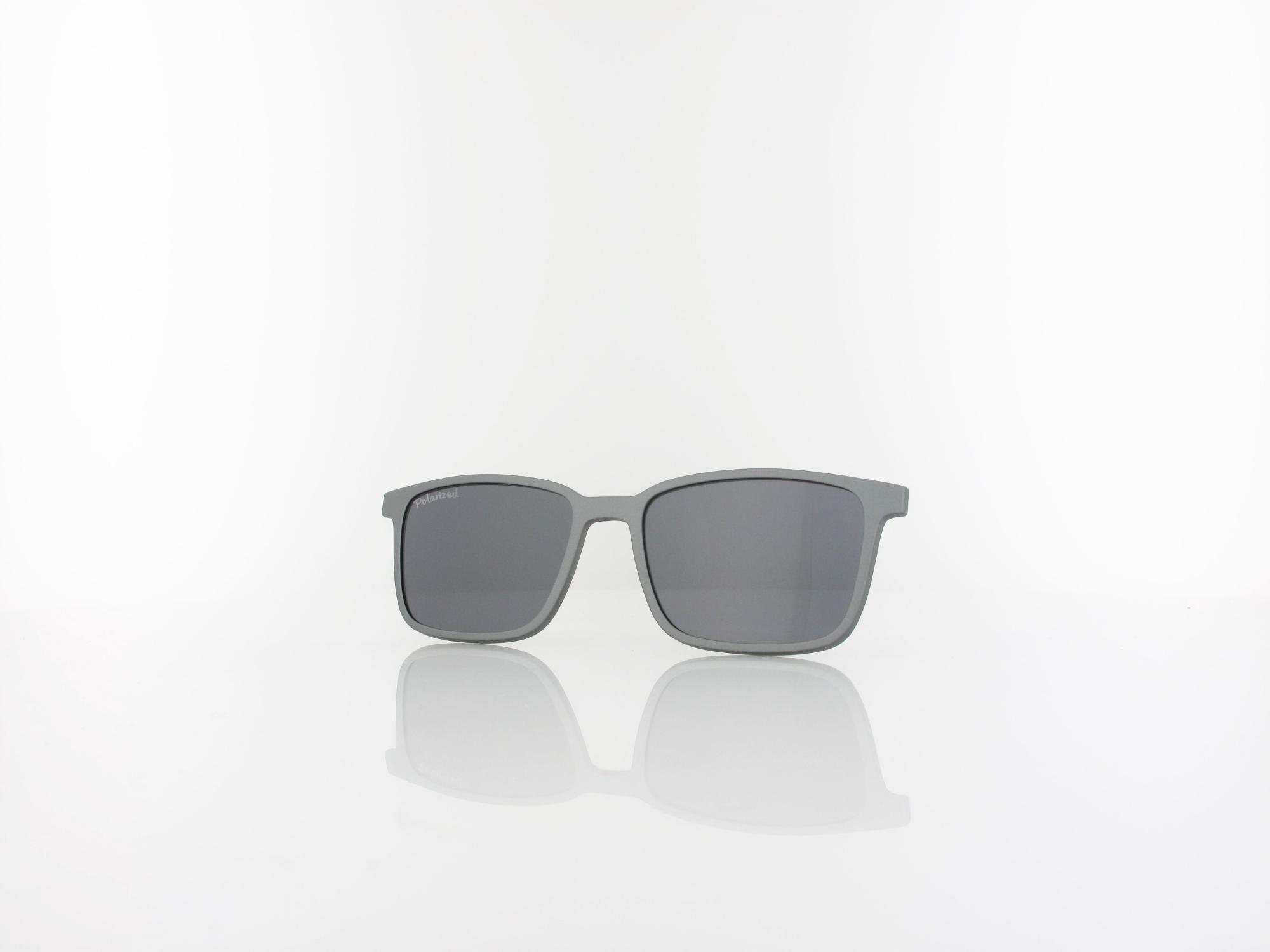 Brilando CLIP M-TRC298B-1 matt grey / smoke polarized