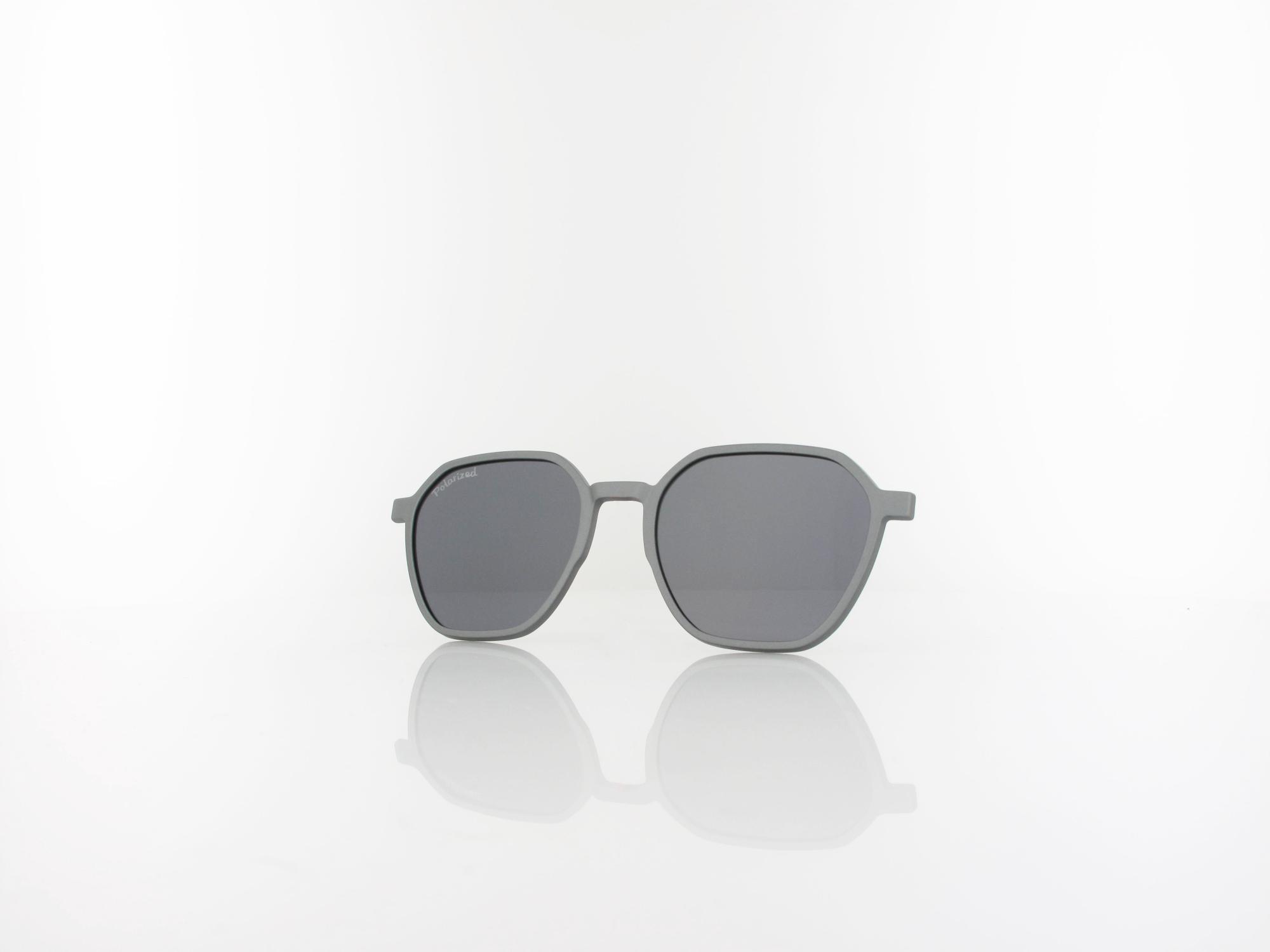 Brilando CLIP M-TRC300B-1 matt grey / smoke polarized